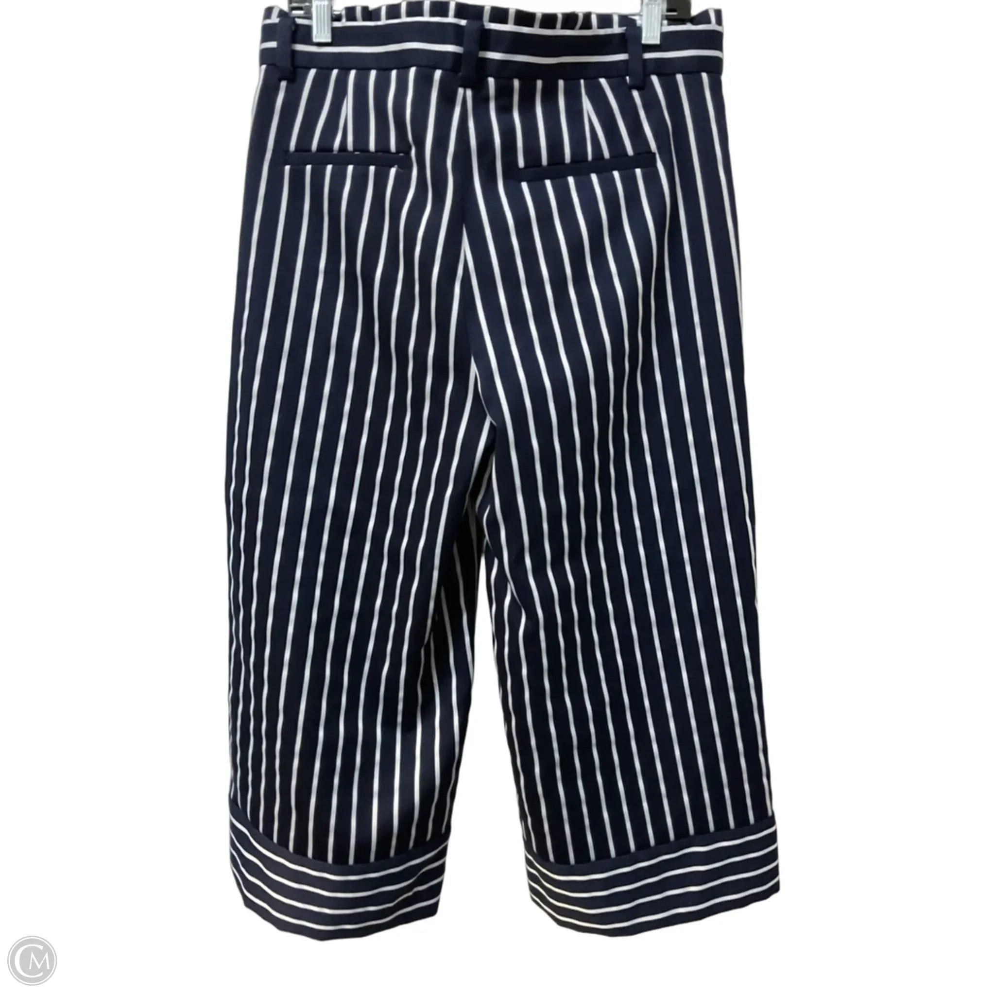 Pants Dress By Banana Republic In Blue & Silver, Size: 10p