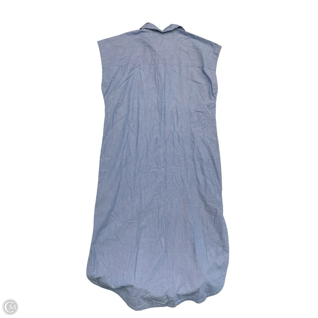 Dress Casual Maxi By Abercrombie And Fitch In Blue & White, Size: L