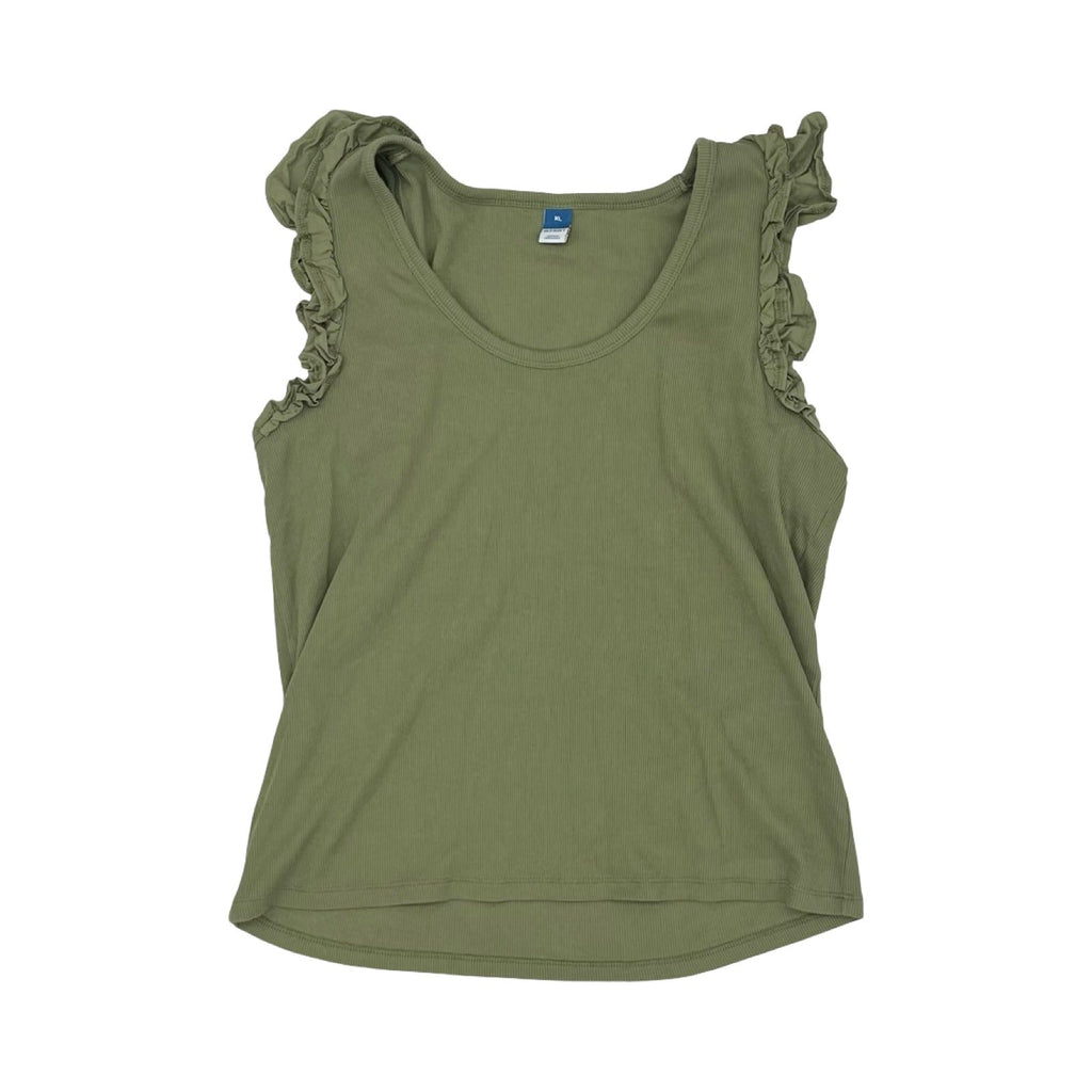 Top Sleeveless By Old Navy In Green, Size:Xl