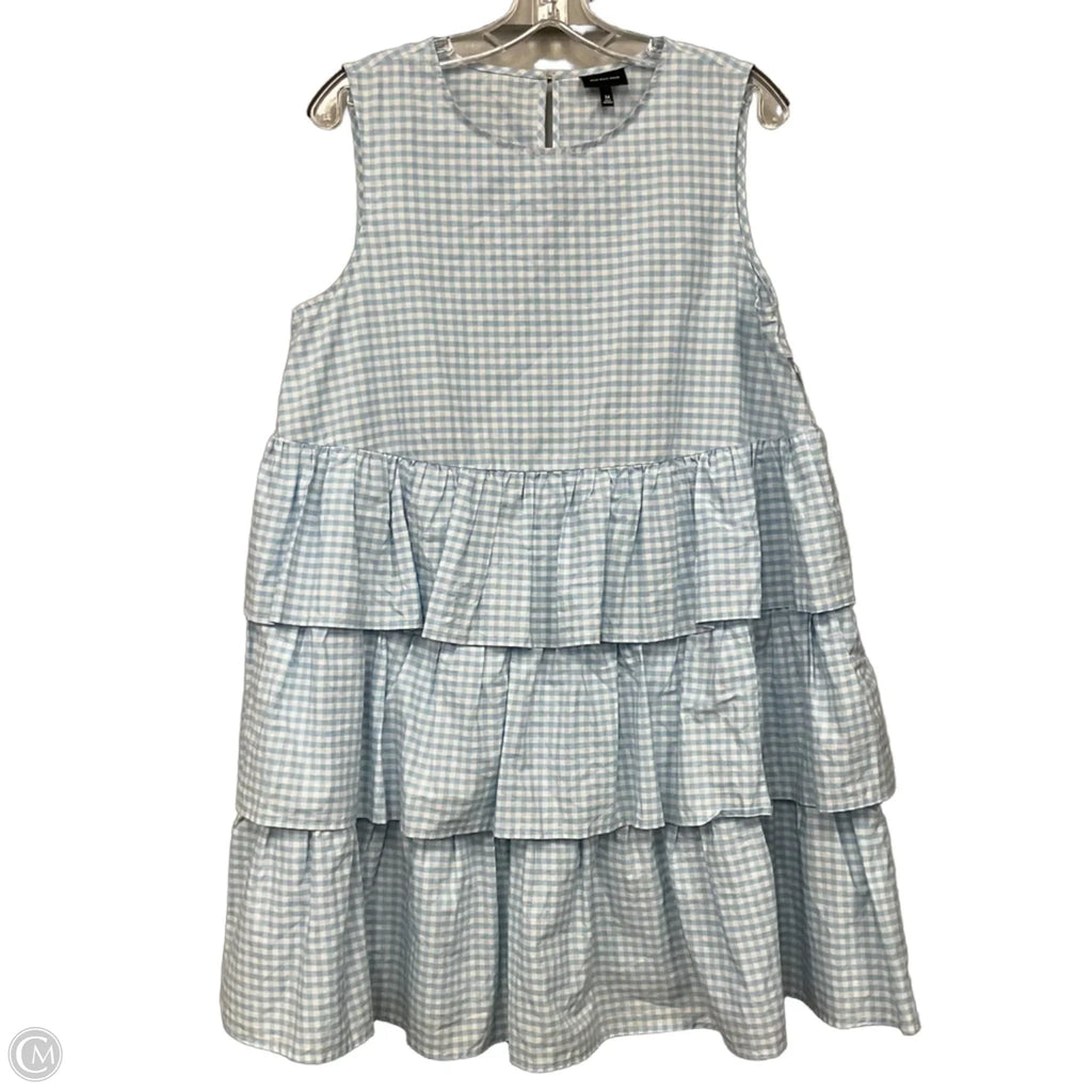 Dress Casual Midi By Who What Wear In Checkered Pattern, Size: M