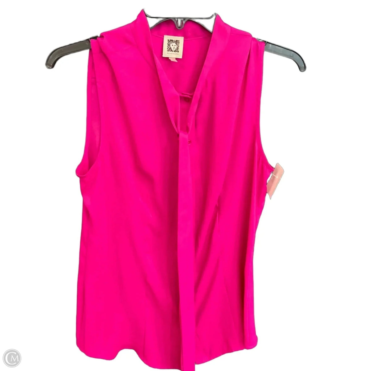 Blouse Sleeveless By Anne Klein In Pink, Size: M