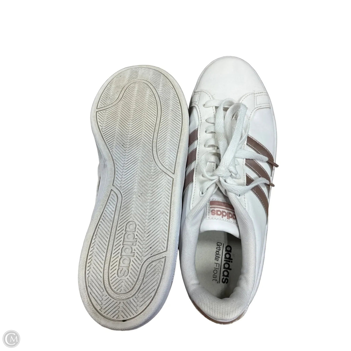 Shoes Sneakers By Adidas In Pink & White, Size: 10