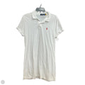 Dress Casual Midi By Polo Ralph Lauren In White, Size: L