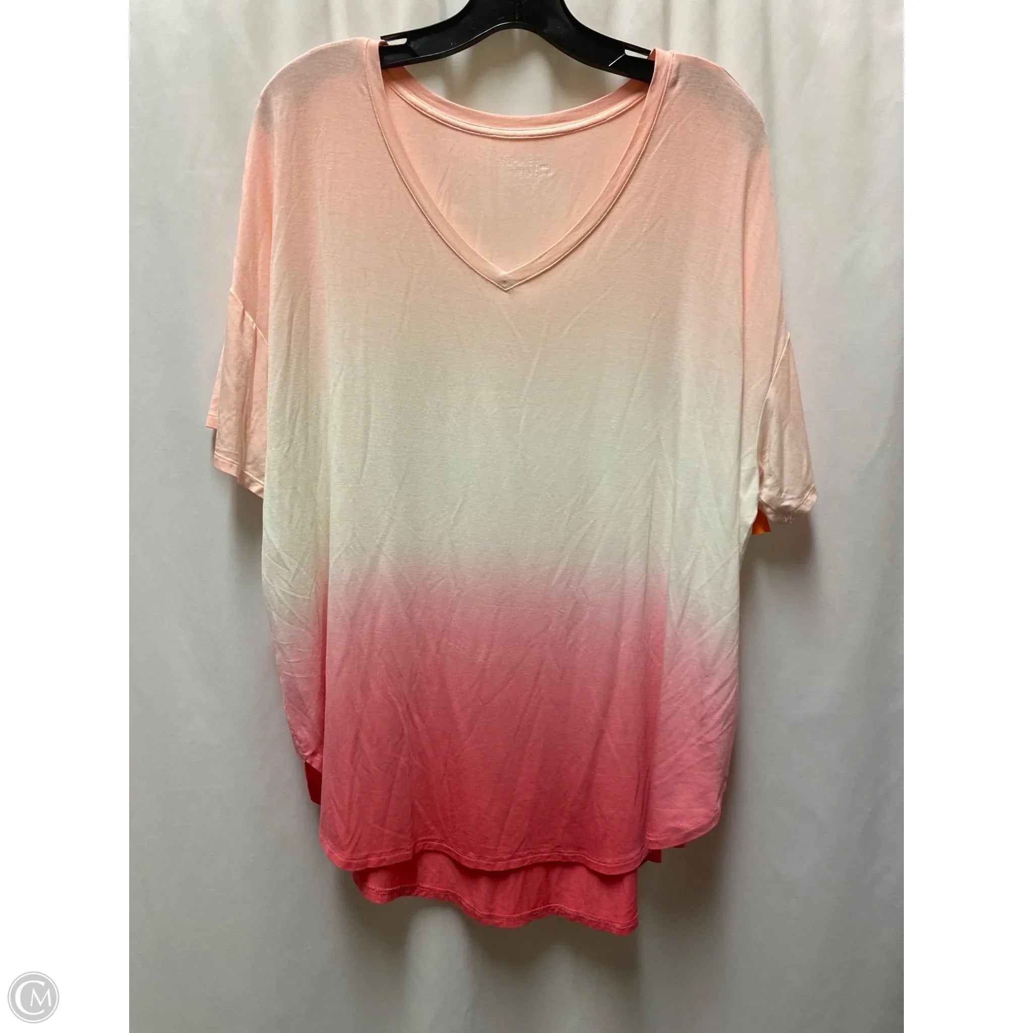 Top Short Sleeve Time & Tru, In Pink, Size: XL