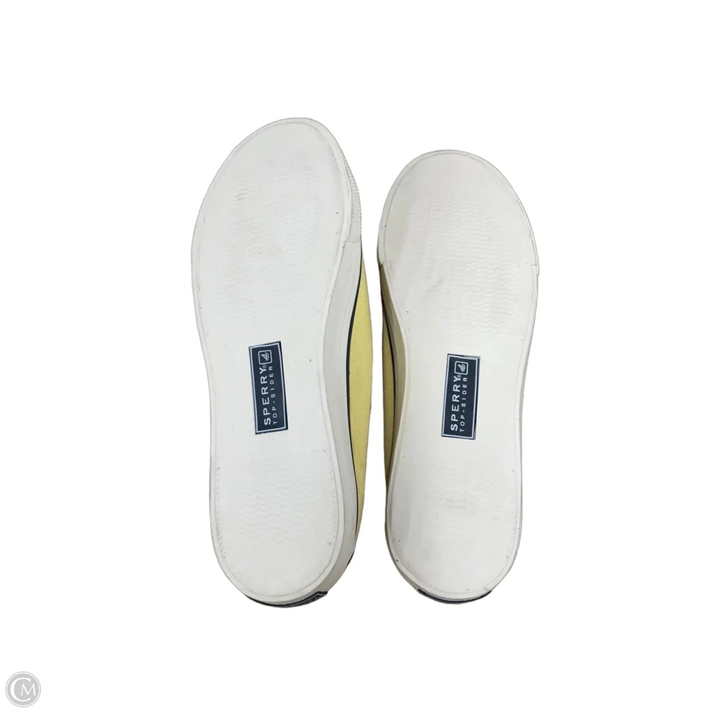 Shoes Sneakers By Sperry In Yellow, Size: 7