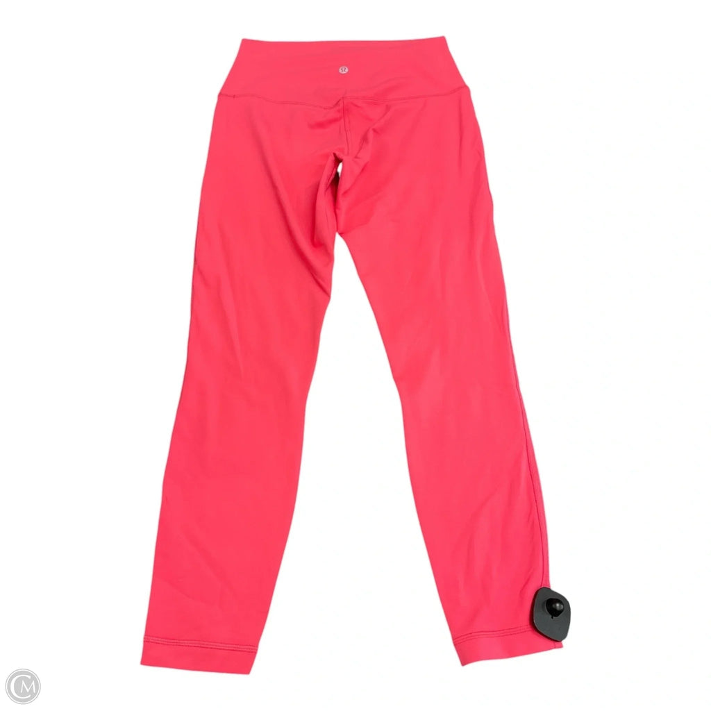 Athletic Leggings By Lululemon In Peach, Size: 8