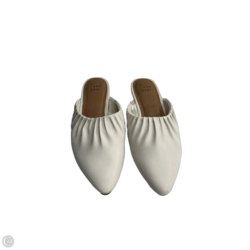 Shoes Flats By A New Day In Cream, Size: 5