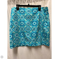 Skirt Mini & Short By Talbots In Teal, Size: L
