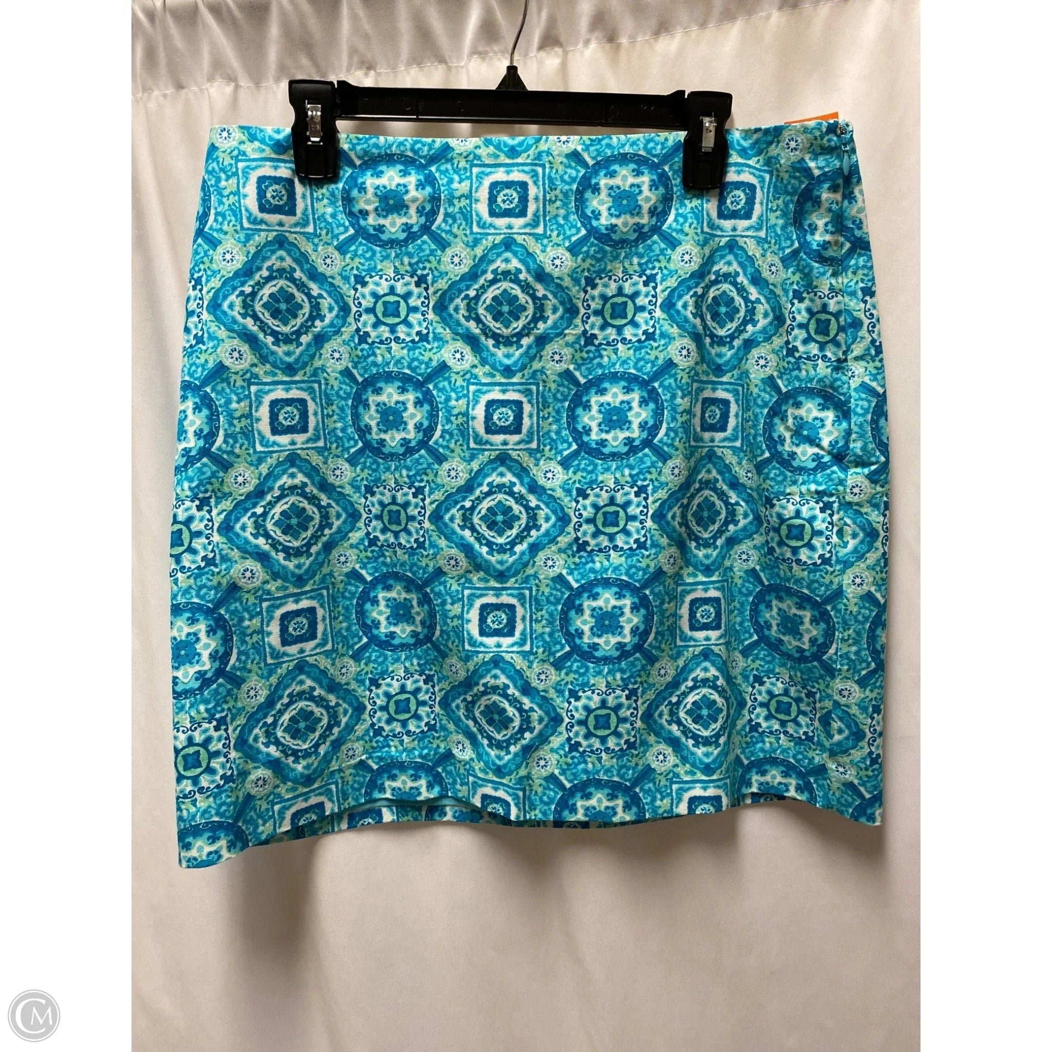 Skirt Mini & Short By Talbots In Teal, Size: L