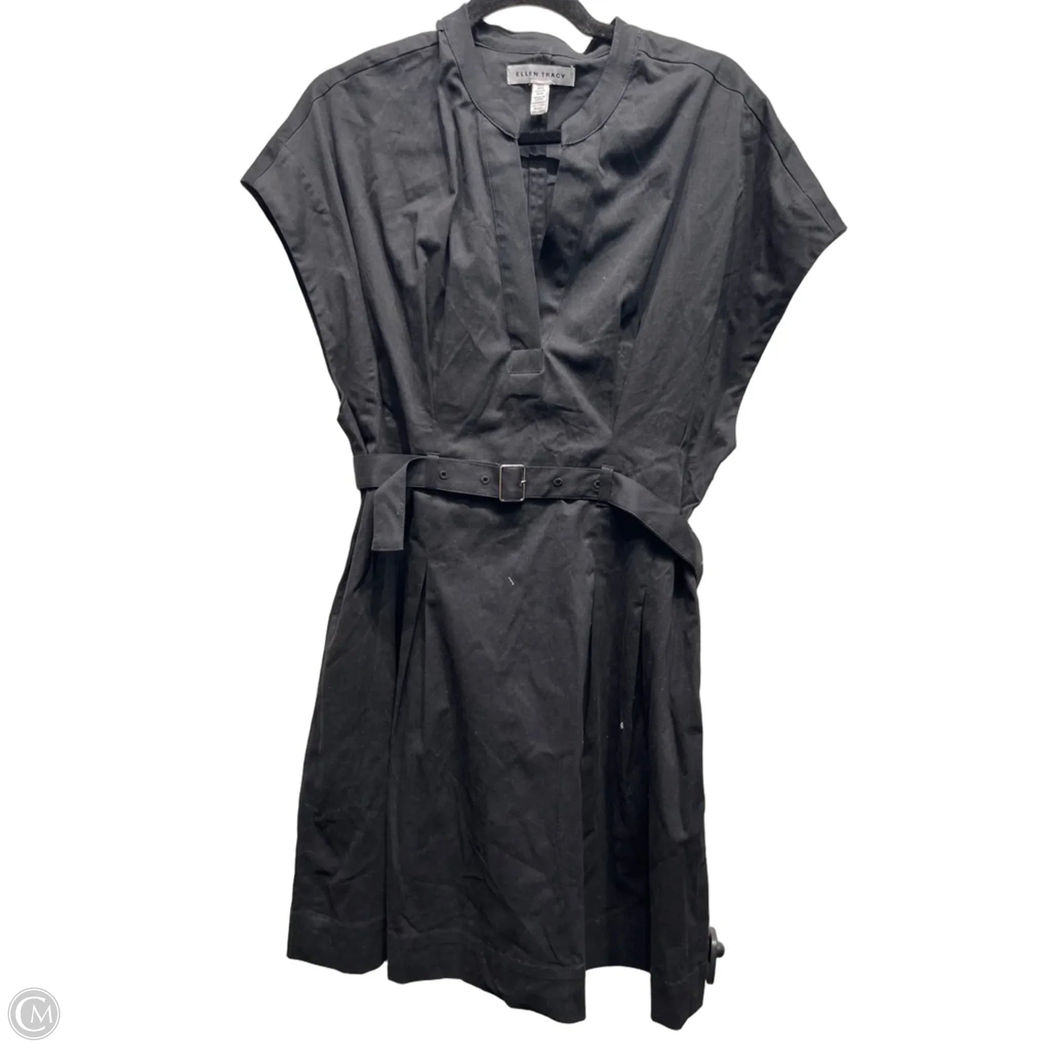Dress Work By Ellen Tracy In Black, Size: L