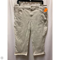 Capris By Gloria Vanderbilt In Beige, Size: 16