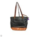 Handbag Leather By Fossil, Size: Medium