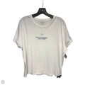 Top Short Sleeve By Abercrombie And Fitch In White, Size: Xl