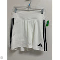 Athletic Skort By Adidas In White, Size: M