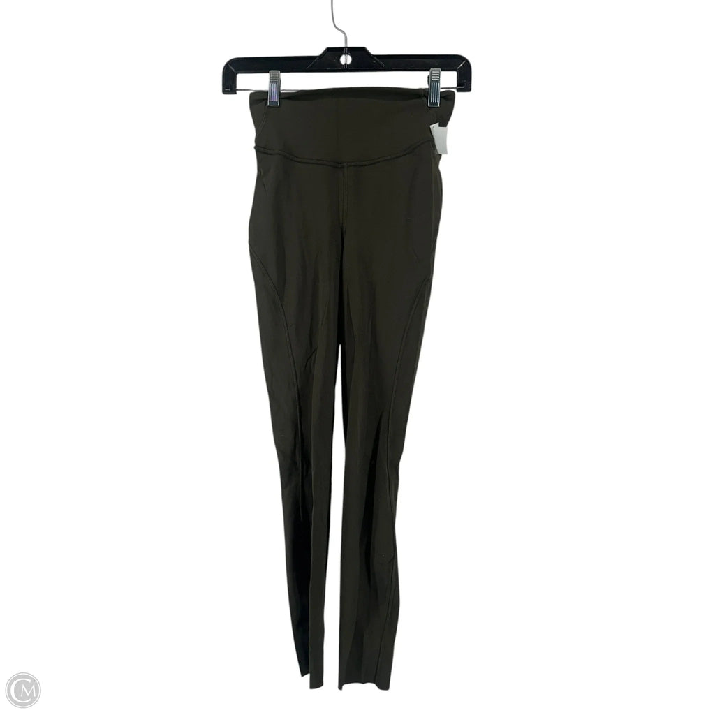 Athletic Leggings By Lululemon In Green, Size: 2