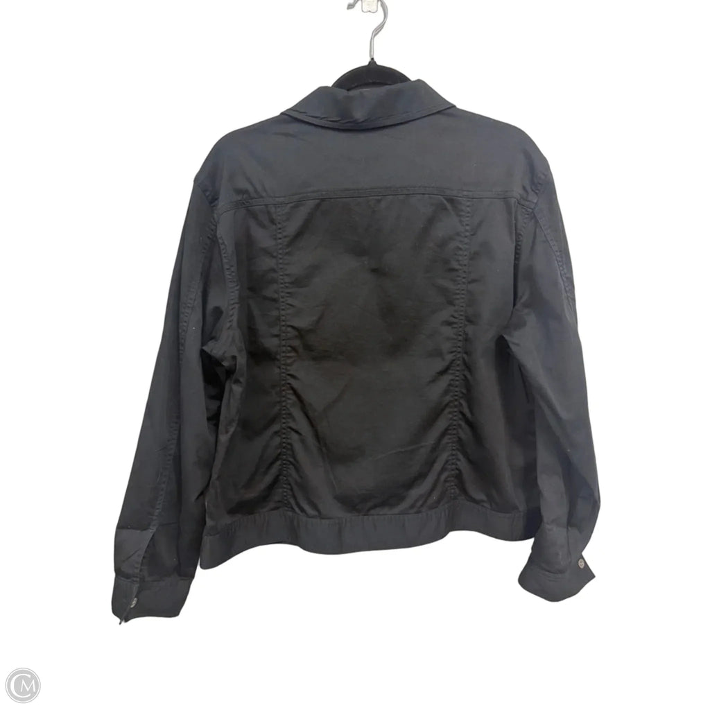 Jacket Other By Chicos In Black, Size: L
