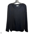 Athletic Top Long Sleeve Crewneck By Columbia In Black, Size: M