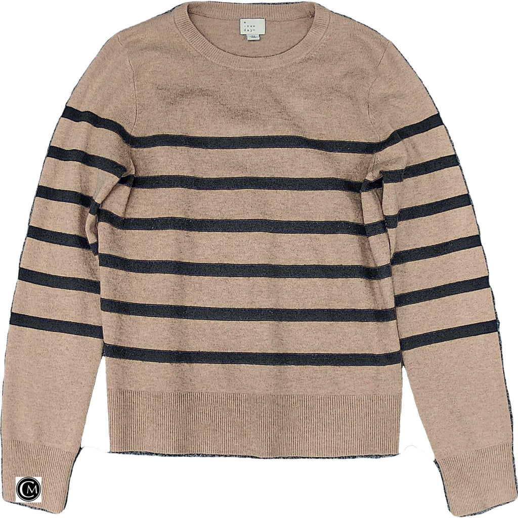 Top Ls By A New Day In Black & Brown, Size: Xs