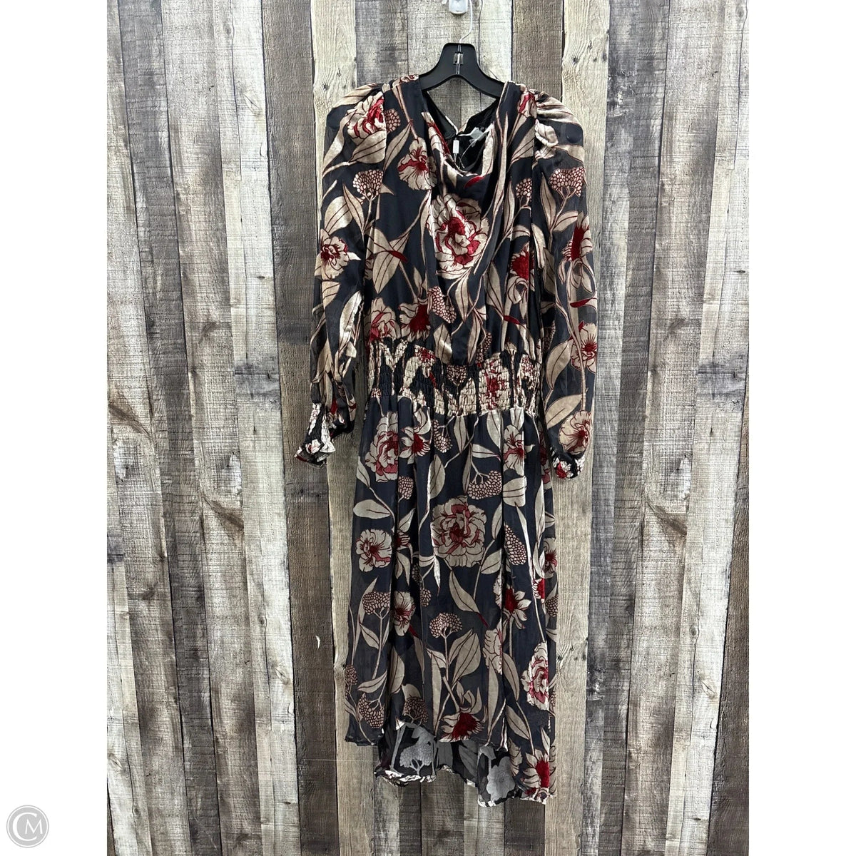 Dress Casual Midi By Cupio In Floral Print, Size: L