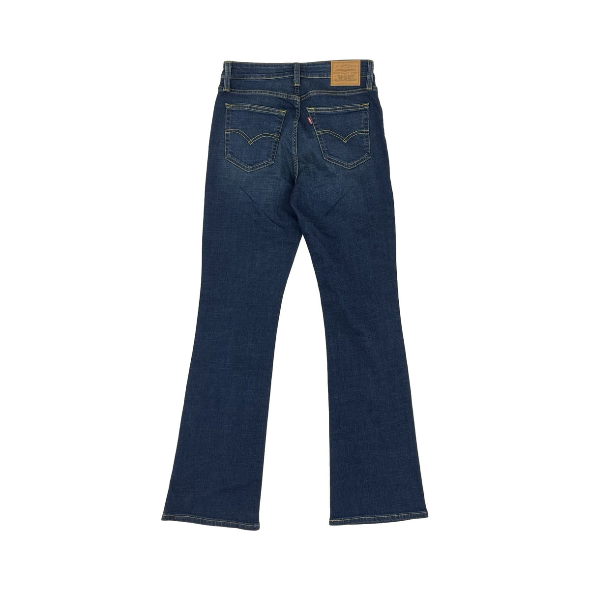 Jeans Boot Cut By Levis In Blue Denim, Size:6