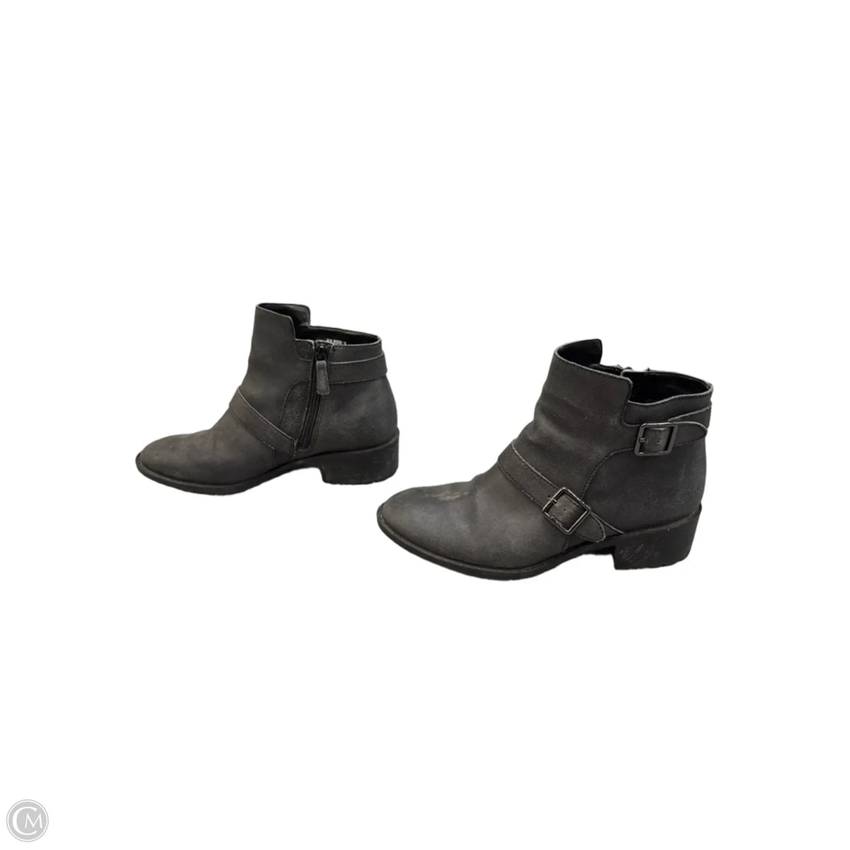Boots Ankle Flats By Cole-haan In Grey, Size: 7