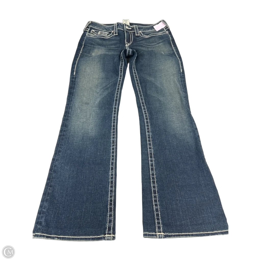 Jeans Boot Cut By True Religion In Blue Denim, Size: 14