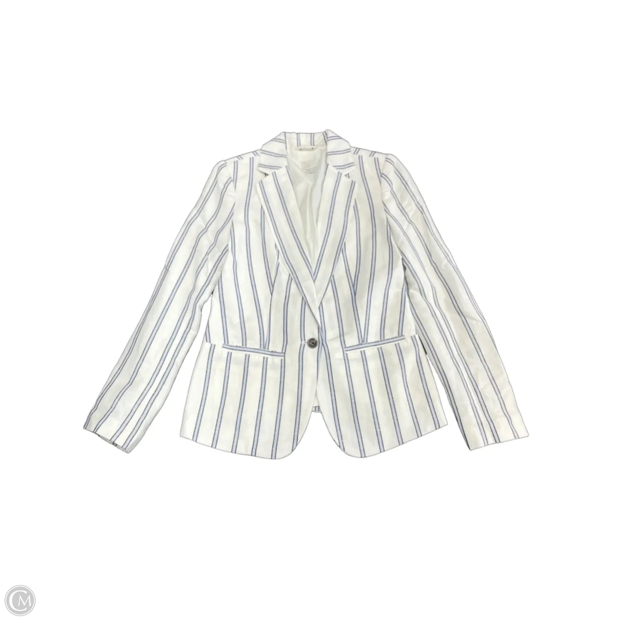 Blazer By A New Day In Blue & White, Size: 2