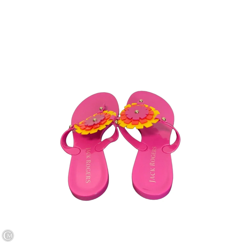 Sandals Flip Flops By Jack Rogers In Pink, Size: 9