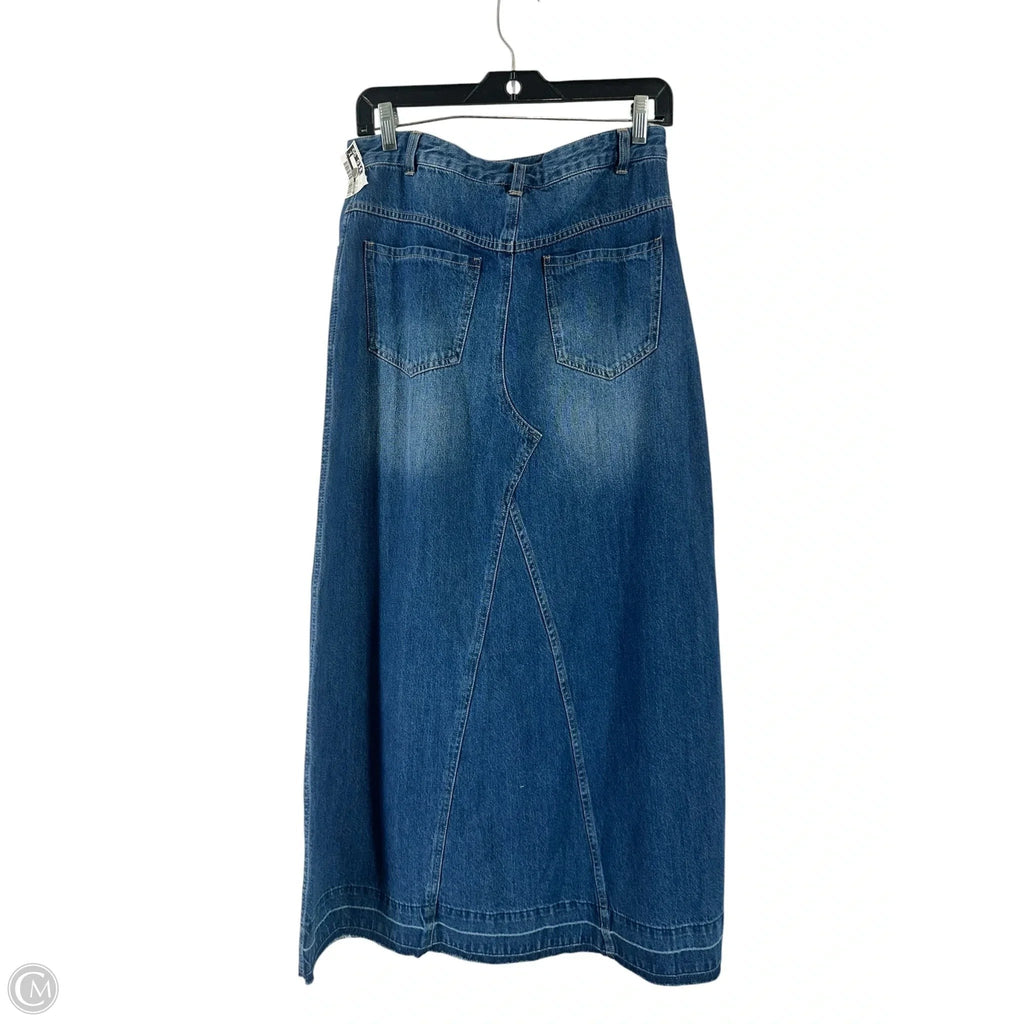 Skirt Maxi By Sundance In Blue Denim, Size: S