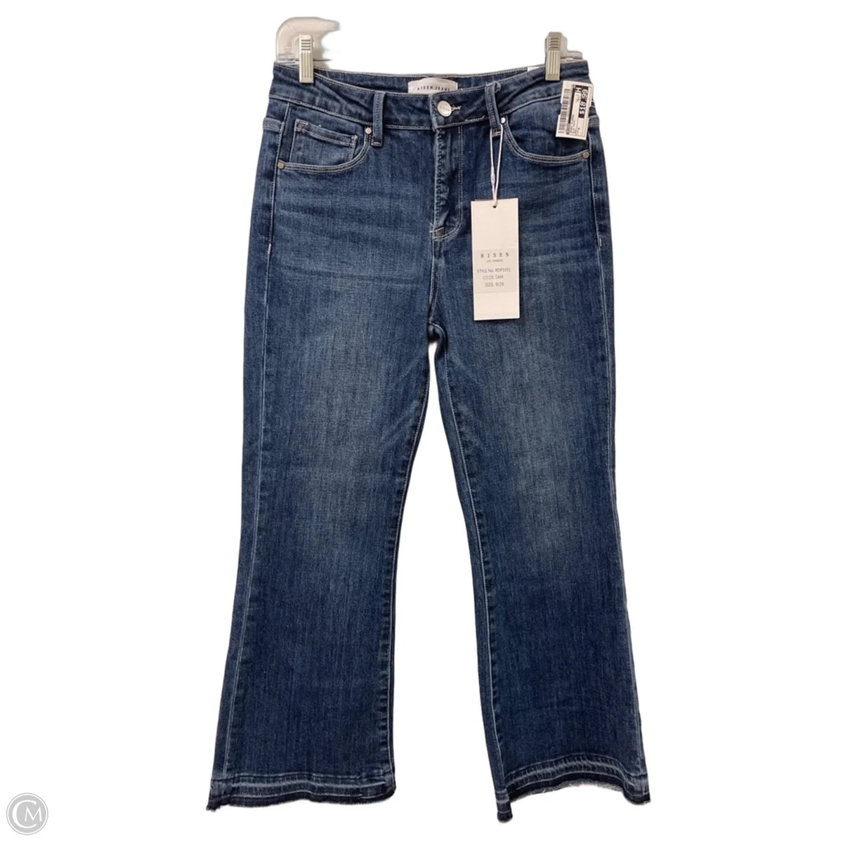 Jeans Flared By Risen In Blue Denim, Size: 8