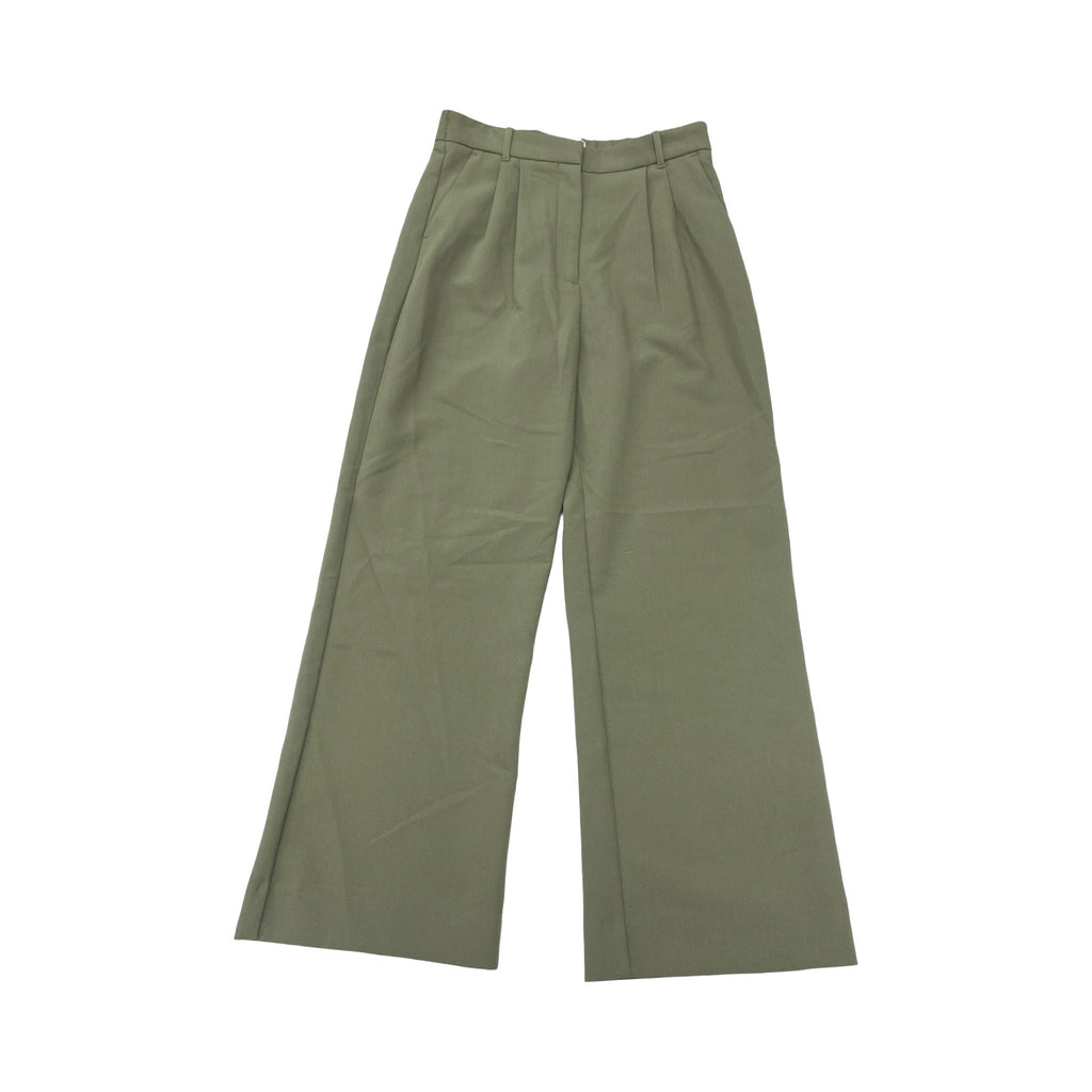 Pants Wide Leg By Abercrombie And Fitch In Green, Size:12