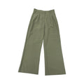Pants Wide Leg By Abercrombie And Fitch In Green, Size:12
