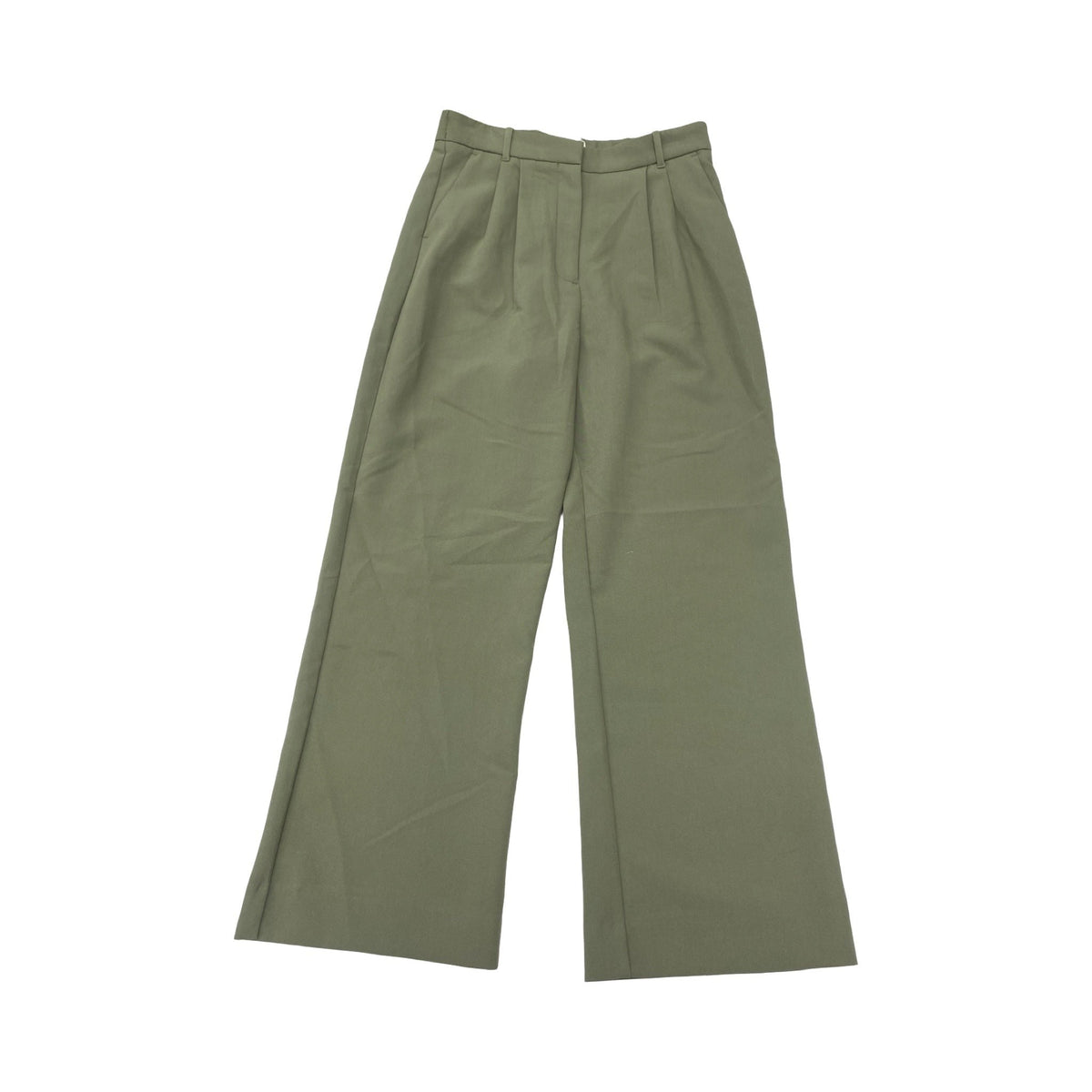 Pants Wide Leg By Abercrombie And Fitch In Green, Size:12