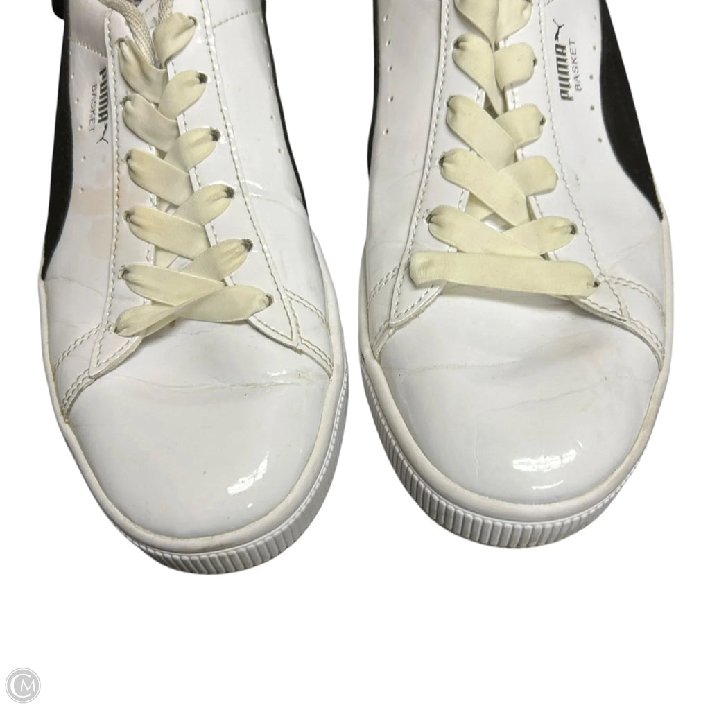 Shoes Sneakers By Puma In Black & White, Size: 9