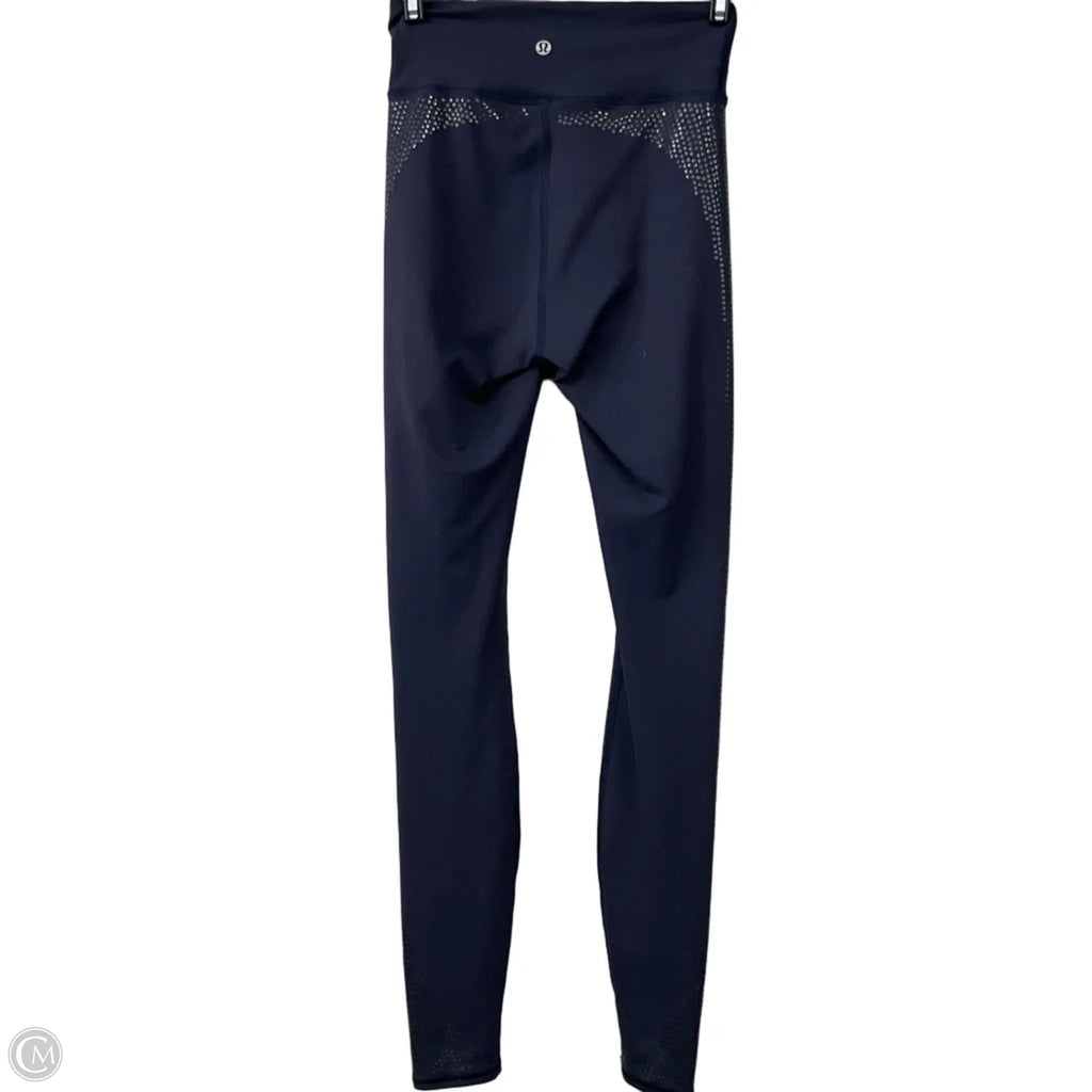 Athletic Leggings By Lululemon In Blue, Size: 4