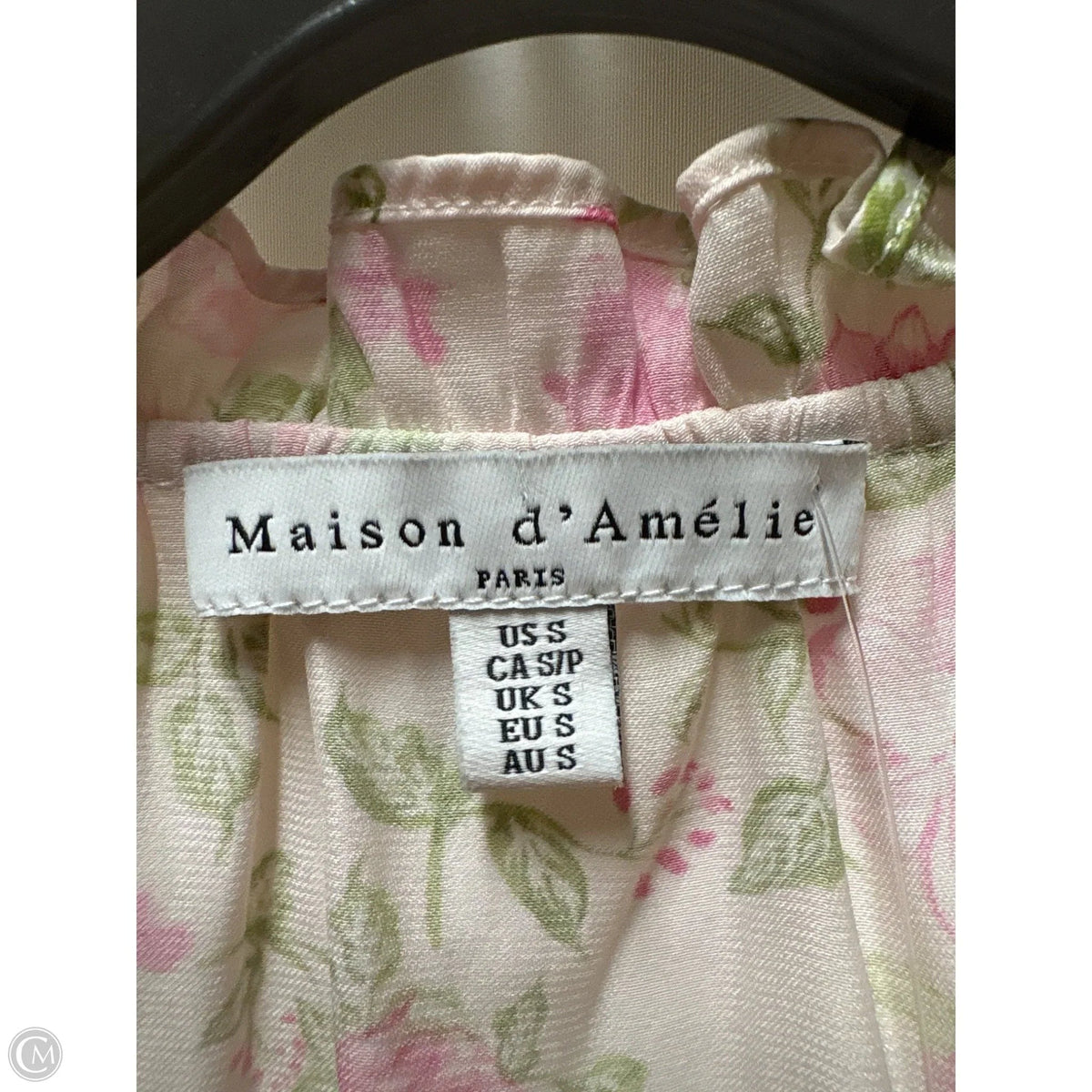 Top Sleeveless By Maison Damelie In Pink, Size: S