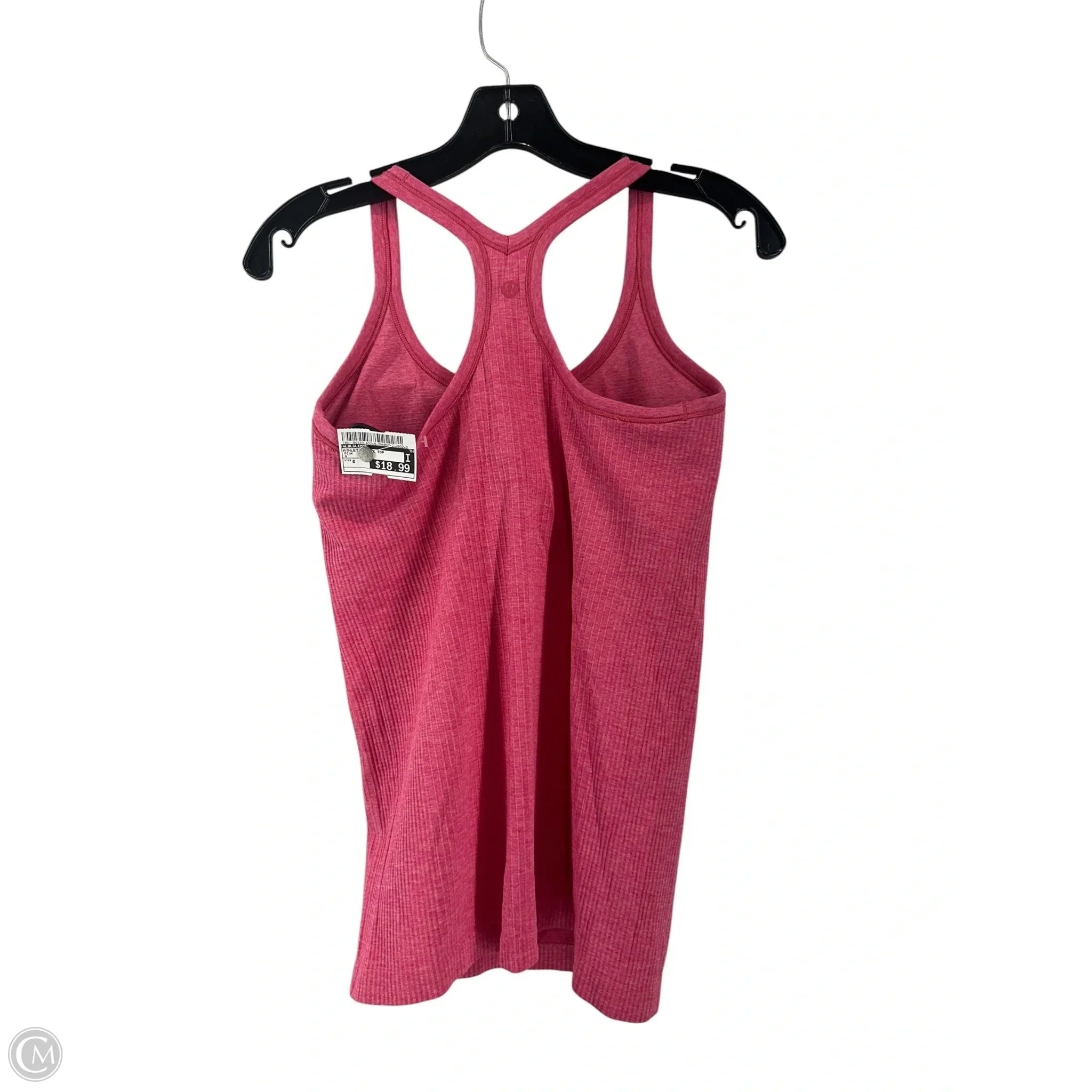 Athletic Tank Top By Lululemon In Pink, Size: 8
