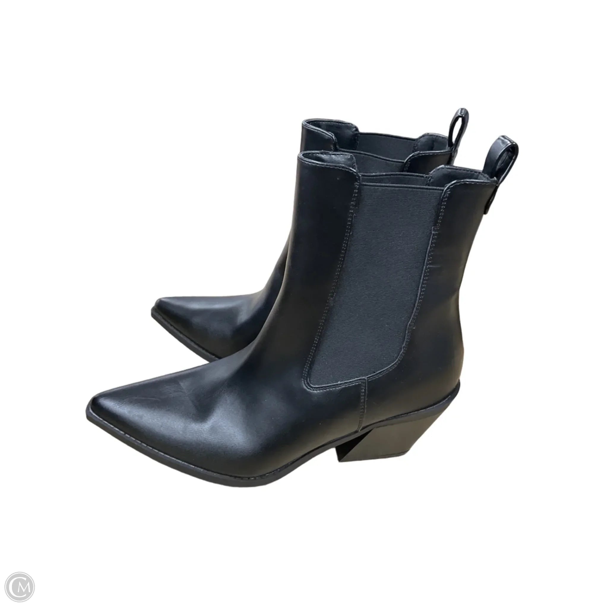 Boots Ankle Heels By Ophelia Roe In Black, Size: 11