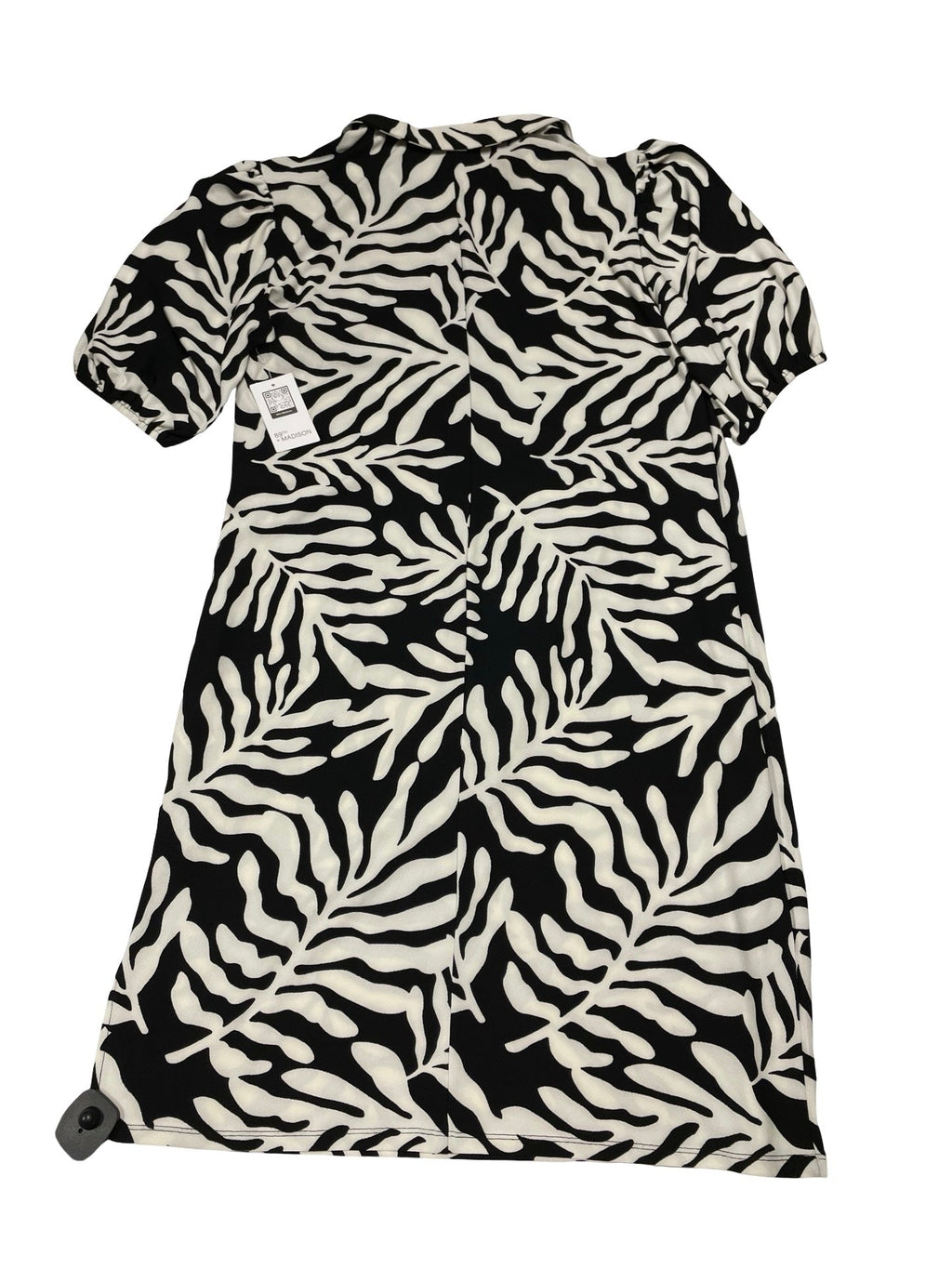 Dress Casual Midi By 89Th And Madison In Black & White, Size:Xl