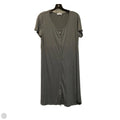 Dress Casual Midi By Ekouaer In Grey, Size: M