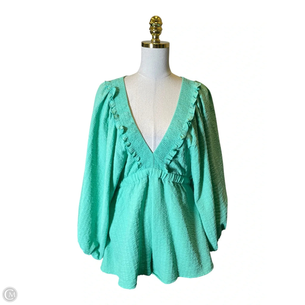 Romper By Bucketlist In Green, Size: L