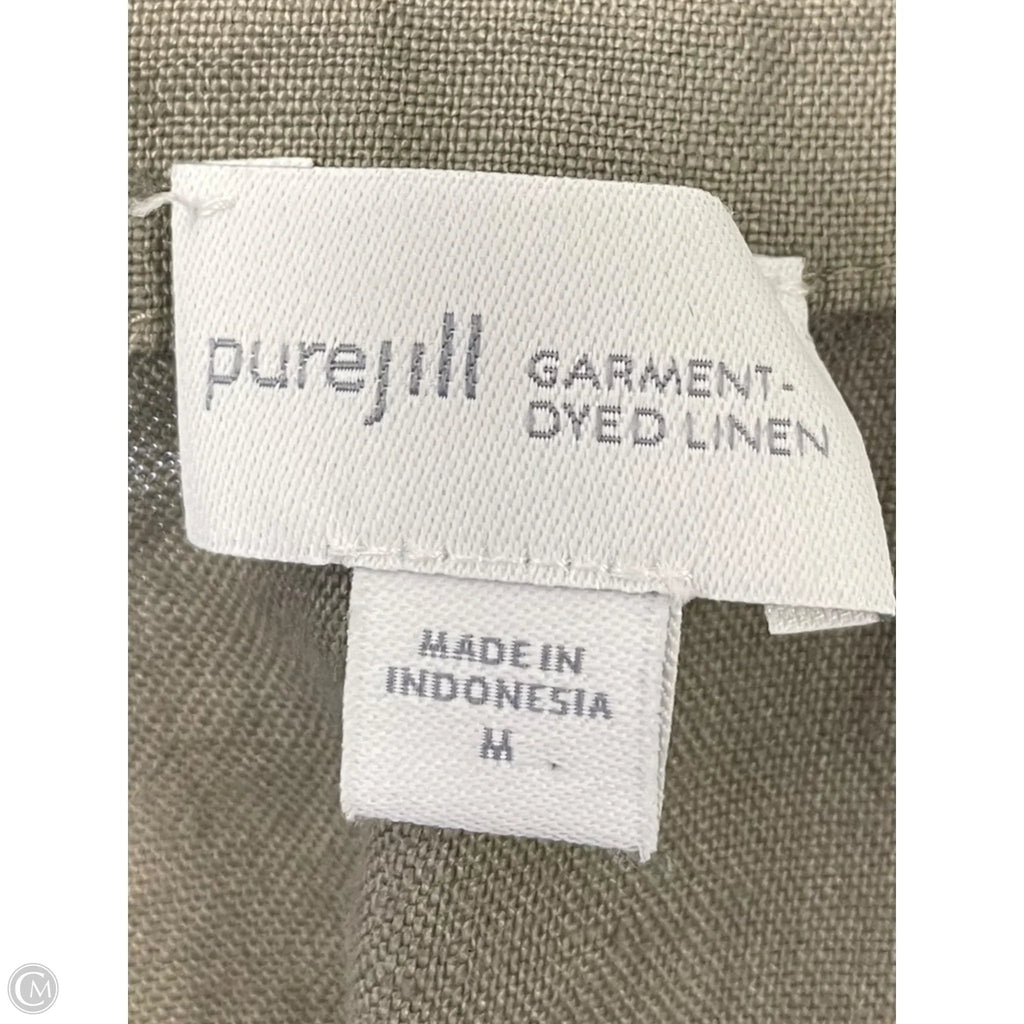 Cardigan By Pure Jill In Green, Size: M