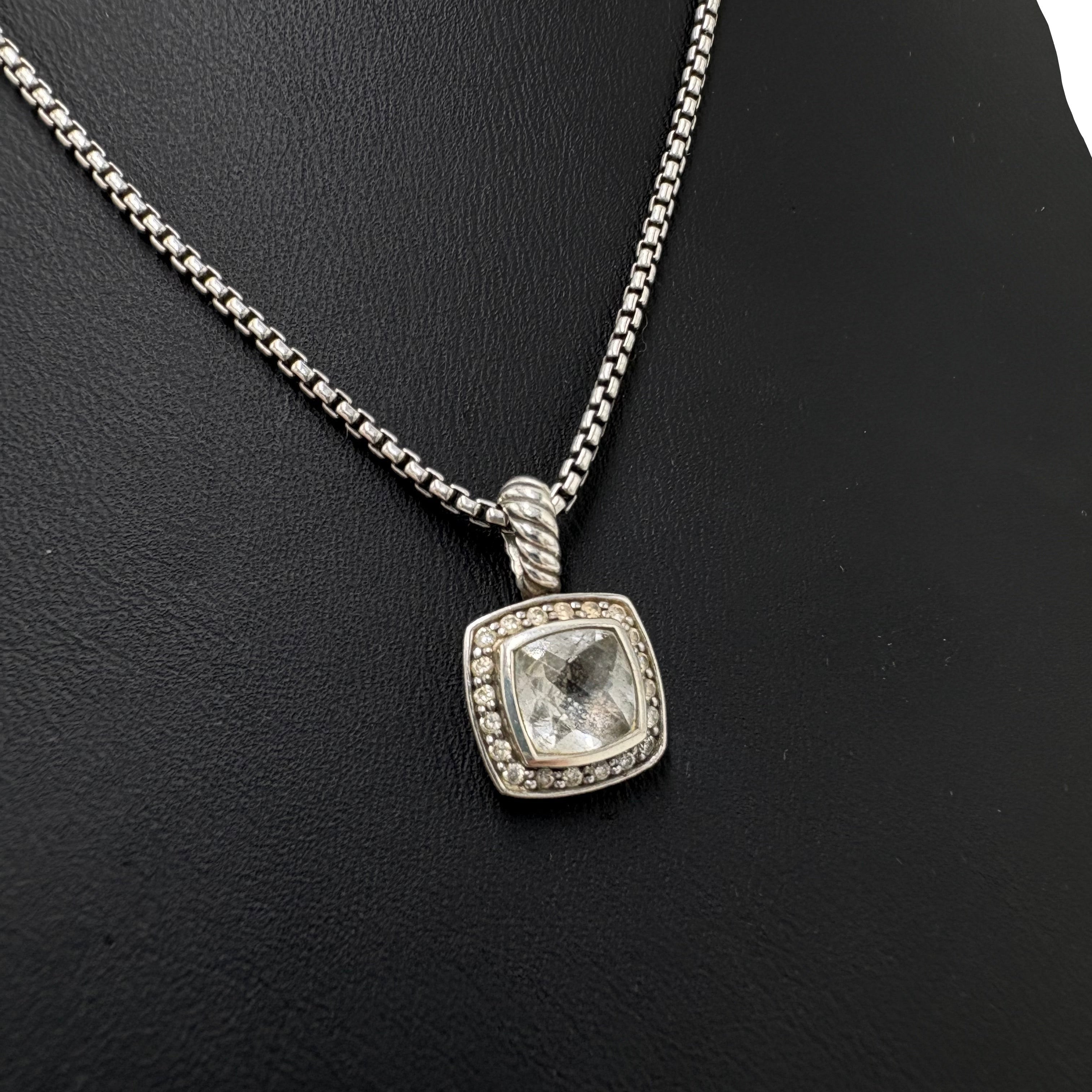 David Yurman Petite Albion Pendant Luxury Necklace