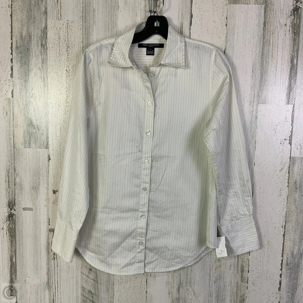 Top Long Sleeve By French Connection In White, Size: Xs