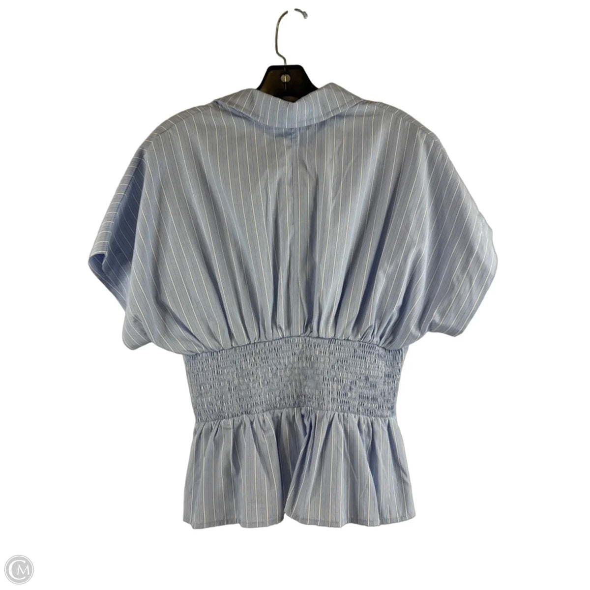 Top Short Sleeve By Pinch In Striped Pattern, Size: M