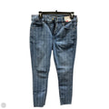 Jeans Skinny By Express In Blue & White, Size: 8