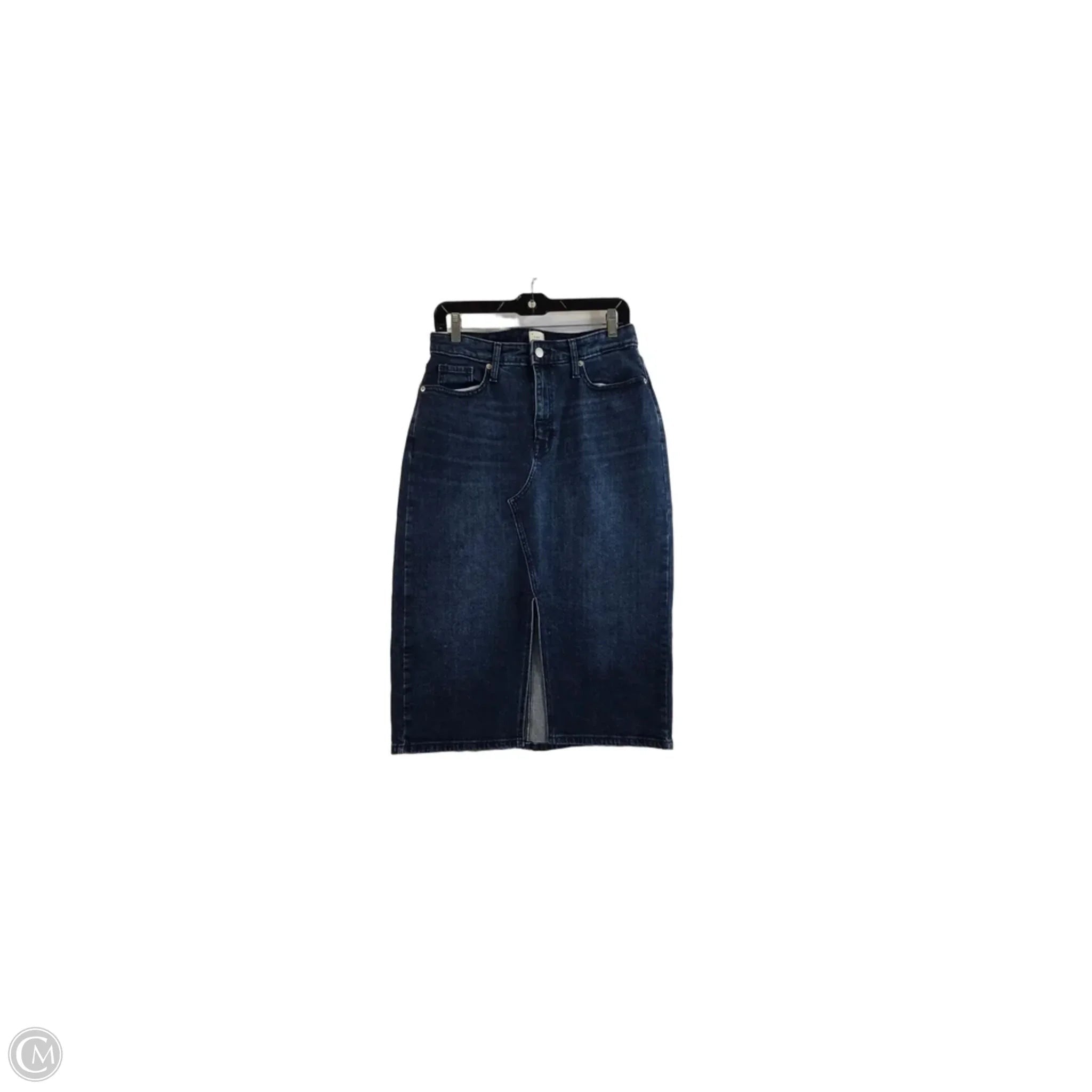 Skirt Midi By A New Day In Blue Denim, Size: 8