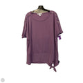 Top Short Sleeve By New York Laundry In Purple, Size: Xl