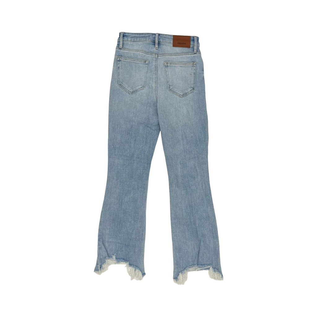 Jeans Cropped By Flying Monkey In Blue Denim, Size:0