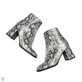 Boots Ankle Heels By Madden Girl In Snakeskin Print, Size: 8.5
